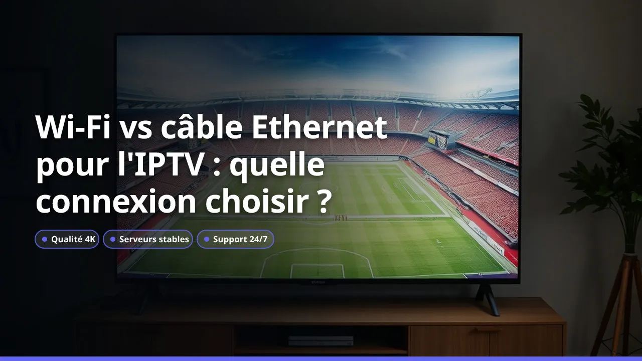 Wi-Fi vs câble Ethernet pour l'IPTV : quelle connexion choisir ?
