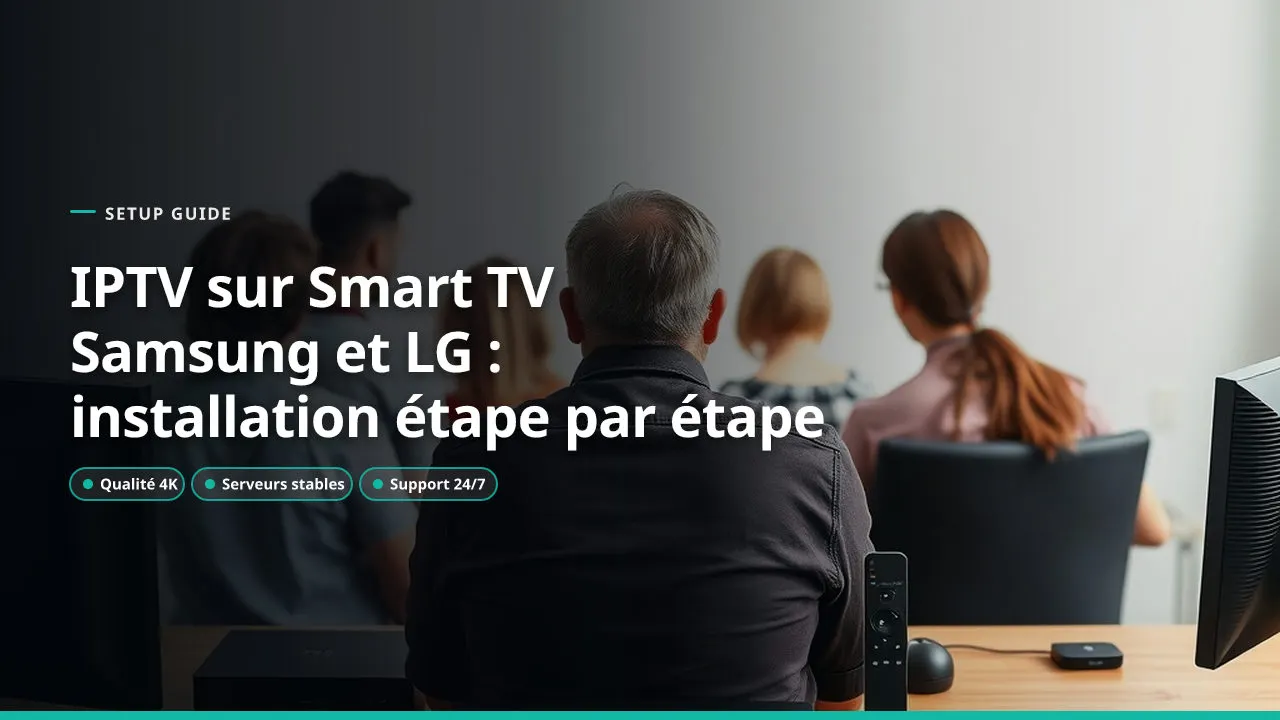 IPTV sur Smart TV Samsung et LG : installation étape par étape