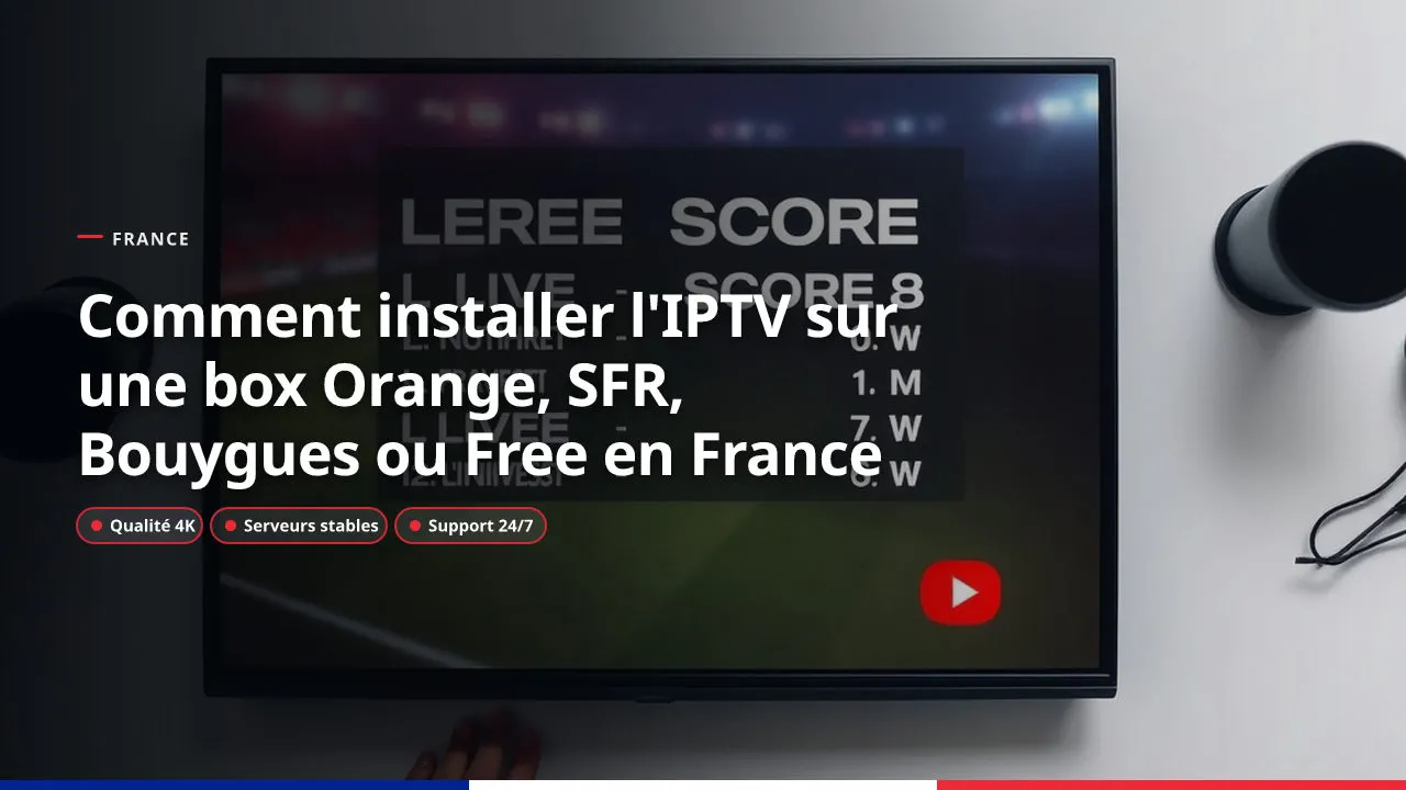 How to Install IPTV on an Orange, SFR, Bouygues or Free Box in France