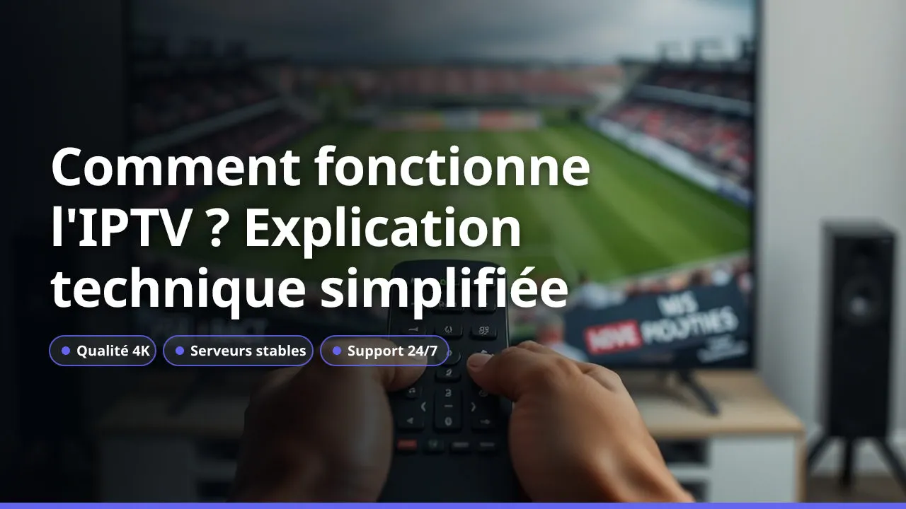 Comment fonctionne l'IPTV ? Explication technique simplifiée